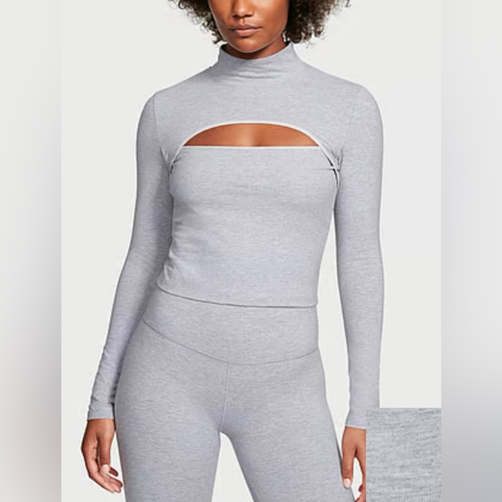 Victoria’s Secret Cutout Long Sleeve Top